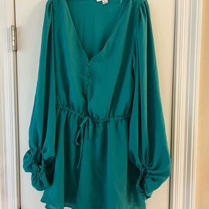 Teal Women's Romper